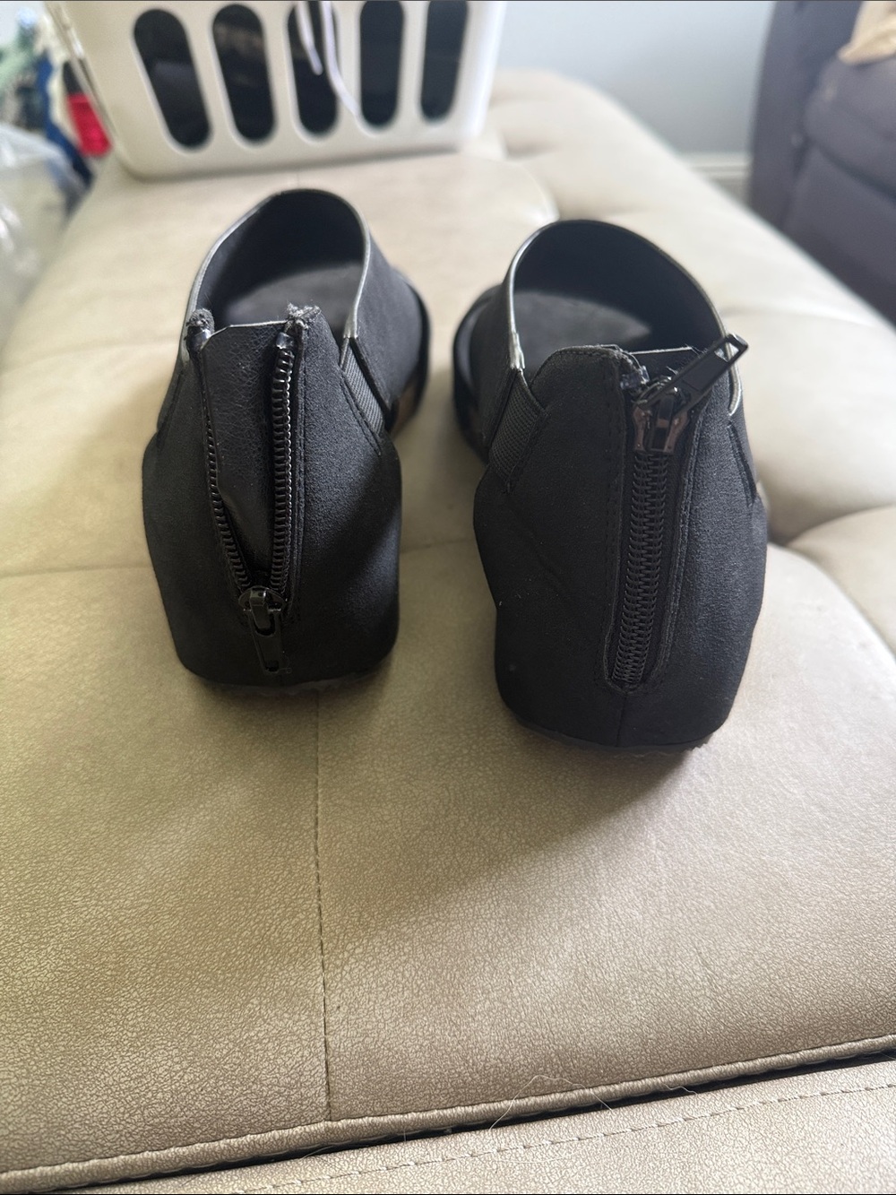 Volatile Black Cork Wedge Sandals - Picture 5 of 5
